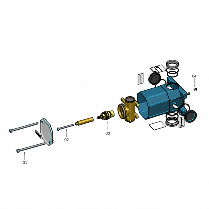 Hotbath HB010 inbouwdeel stopkraan 2019