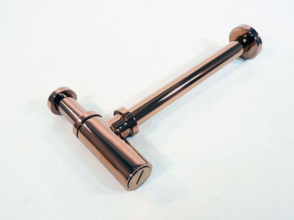 Gessi Inciso Design bekersifon met rozet 1 1/4'' Copper PVD