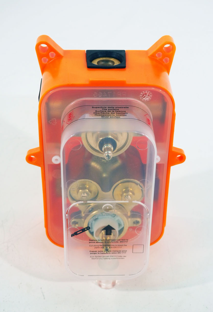 Damixa Silhouet inbouw thermostaat douchekraan inbouw + afbouwdeel met omstel, chroom (productie jaar 2022)