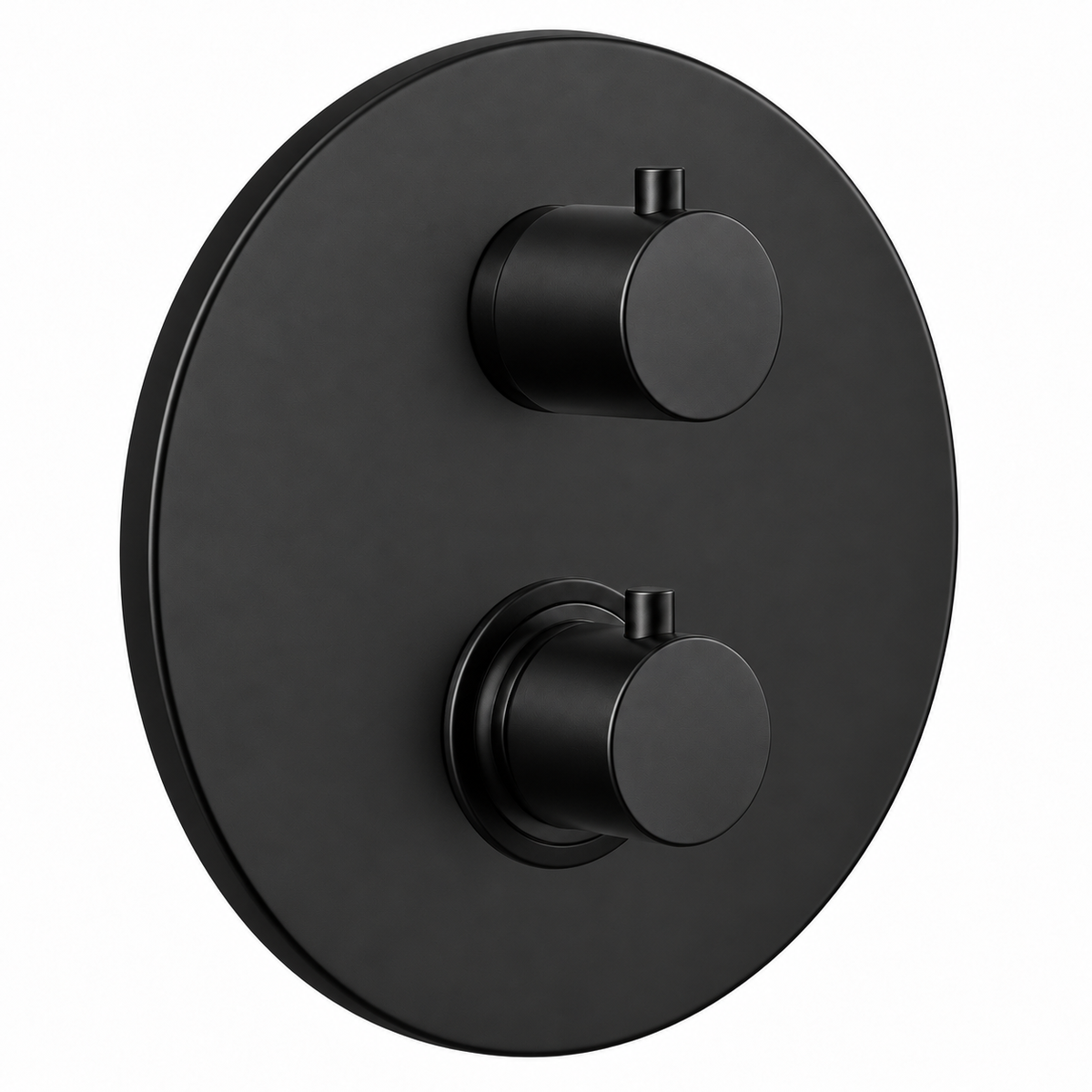 Paffoni Light LIQ018NO Inbouw Thermostatische Douchekraan met 2-weg Functies Mat Zwart