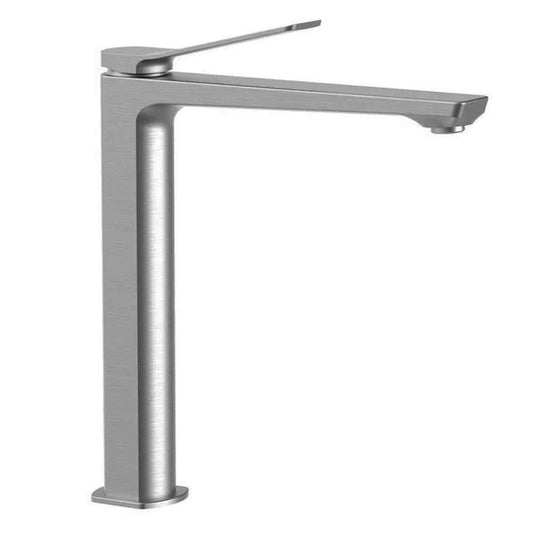 Paffoni Tilt highriser design verhoogd wastafelkraan RVS