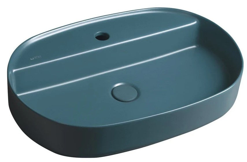 ISVEA Infinity Ovaal wastafel of wasbak 60 cm met overloop