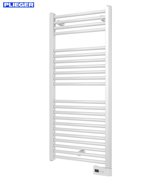 Plieger Palermo-EL III/Fischio elektrische designradiator horizontaal 1111x500 mm 500w, wit