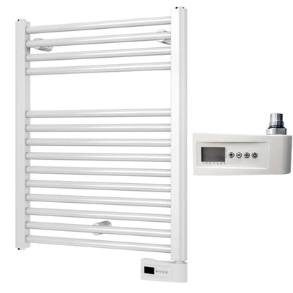 Plieger Palermo-EL elektrische handdoekradiator – designradiator 68,8 × 55 cm, 300 Watt, wit