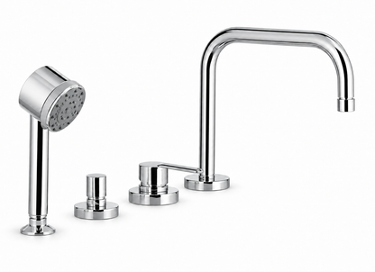 Ponsi Ecosole 4-gats Italiaans design badrandmengkraan Chroom