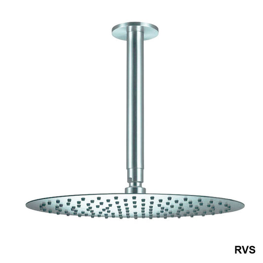 Qisani Flow hoofddouche Ø 30cm met plafonddouchearm RVS