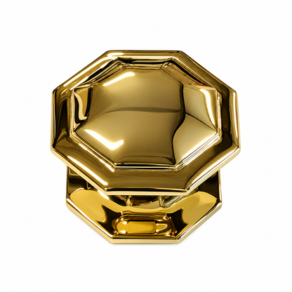 Quincalux ST Toppel Voordeurknop Goud Zirkonium PVD