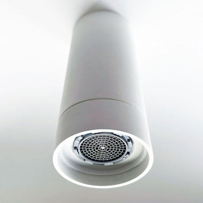 RVB JOE design hoofddouche Ø 50 mm, clearstream waterval met verticaal douchearm 180 mm, mat wit