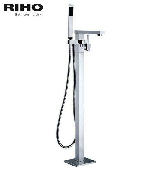 Riho Pure beauty design badmengkraan voor vrijstaande montage met douchegarnituur chroom