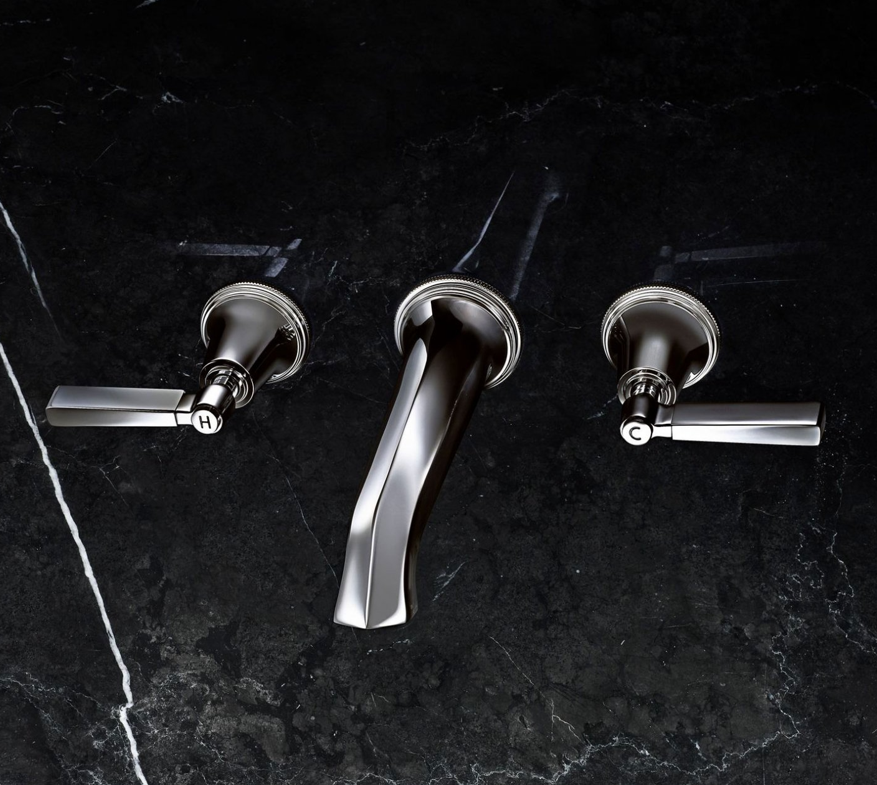 Samuel Heath Style Moderne zeer exclusieve wandmengkraan 3TH afbouwdelen