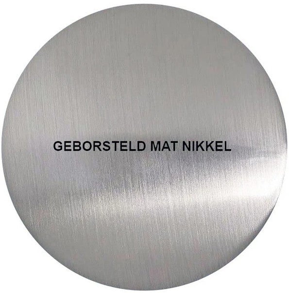 Bongio Squadra Inbouw douchemengkraan, Geborsteld mat nikkel