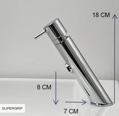 Supergrif Afternoon Stick design wastafelmengkraan front bediening, chroom