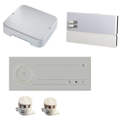 Sentiotec Just-105W-FI bedieningspaneel + Stroomverlengstuk + Ondal relaiskast S2-18 voor de perfecte sauna-ervaring
