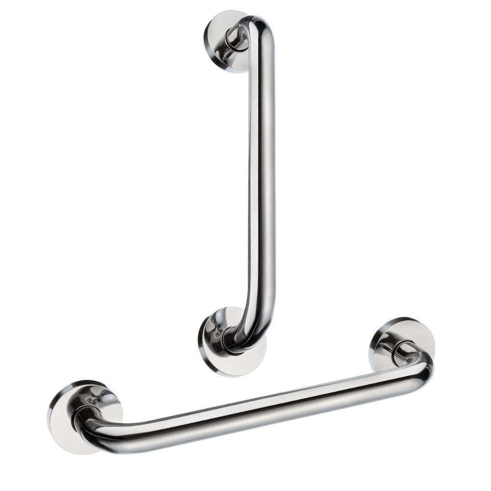Smedbo Living badgreep 30 cm gebogen, Gepolijst RVS
