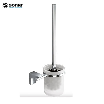 Sonia Eletech toiletborstelhouder voor wandmontage chroom