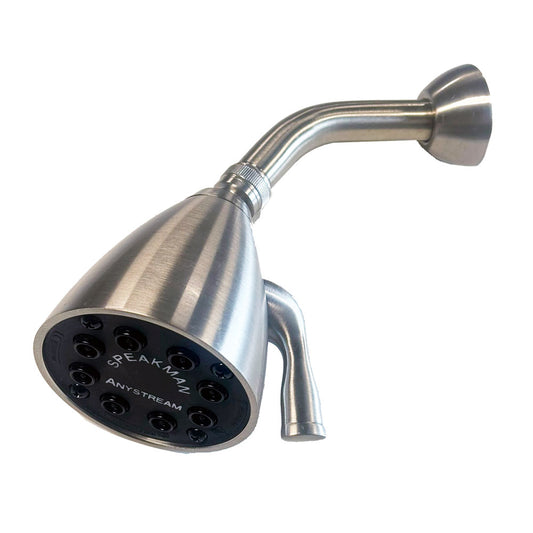 Speakman Icon Retro Anystream-technologie 8-jets hoge druk douchekop geborsteld nikkel
