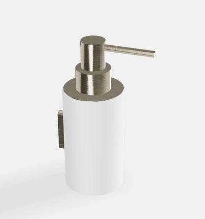 Treemme Tag zeep lotion dispenser wandmontage mat nikkel