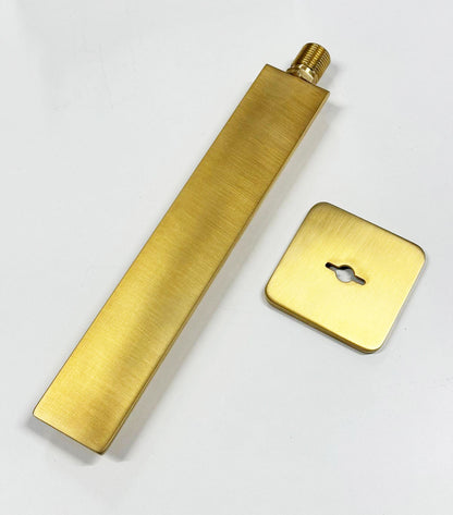 Treemme Ran design 2-gats inbouw wandmengkraan, geborsteld goud