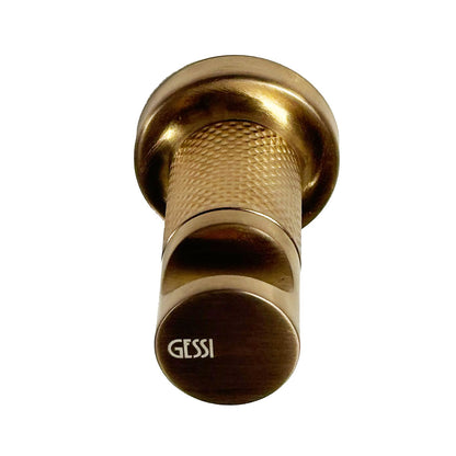 Gessi Inciso handoek of kledinghaak Geborsteld Warm Brons PVD