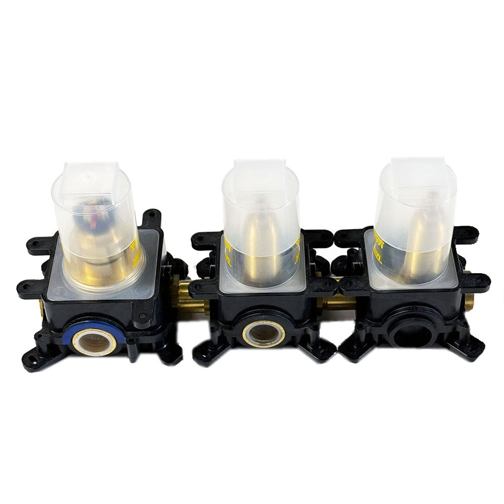 Hotbath Cobber HBCB7067 inbouwdeel douchethermostaat met 2 stopkranen