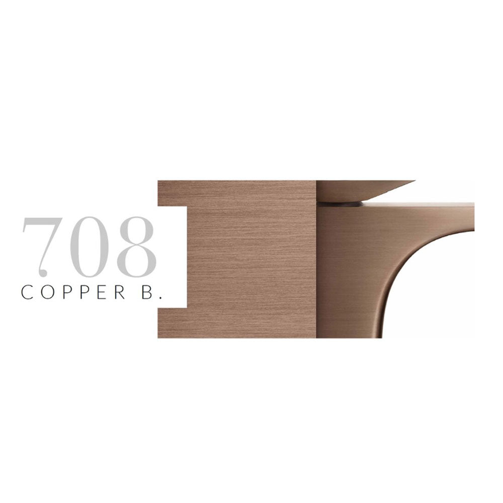 2 x Gessi 316 Badjashaken diameter 28mm geborsteld koper PVD