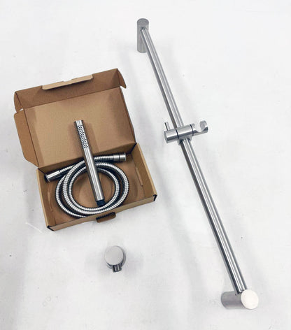 Beldeaux thermostaat inbouw doucheset met glijstang en plafonddouche, RVS316