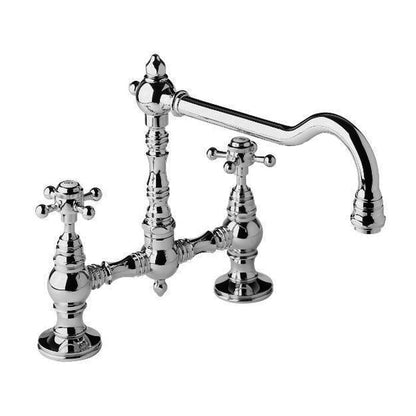 Venlo Culinair 1000 nostalisch 2-gats keukenmengkraan, Chroom