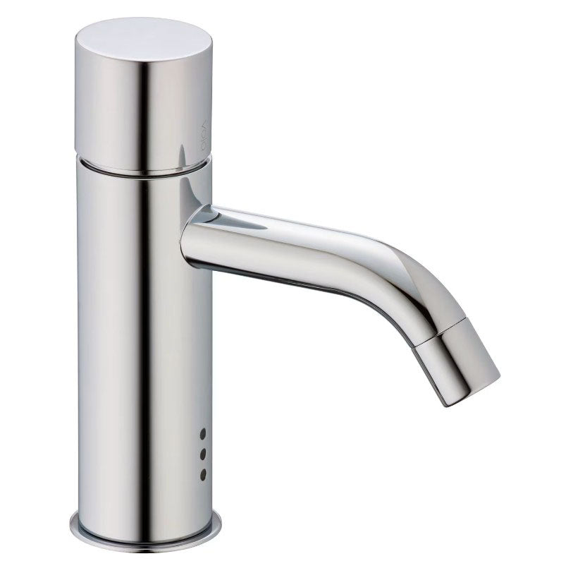 Vola RB1EN-16 koudwater-wastafelkraan voor contactloze bediening op netstroom, chroom