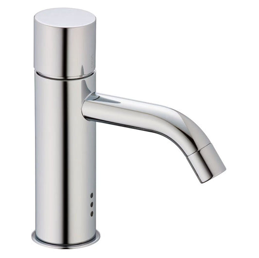 Vola RB1EN-16 koudwater-wastafelkraan voor contactloze bediening op netstroom, chroom