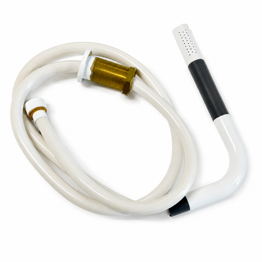 Vola T1V-28 uittrekbare handdouche met doucheslang 150 cm Wit