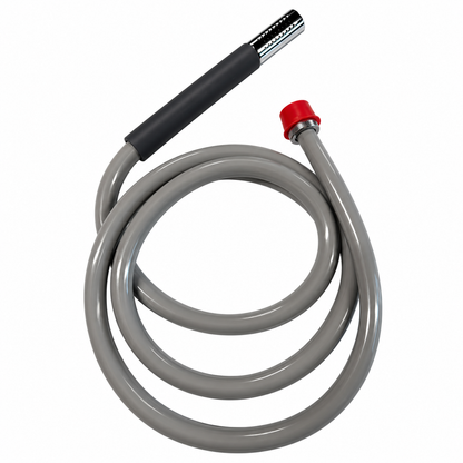 Vola T2 handdouche met grijs kunstof doucheslang 150 cm chroom