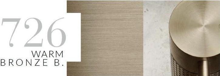 Gessi Tecnici Clickwaste 1 1/4 zonder overloop voor wastafel, geborsteld warm brons PVD