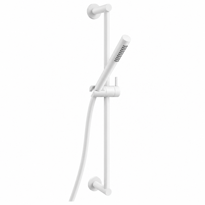 Waterevolution Flow glijstangset met handdouche 800mm mat wit
