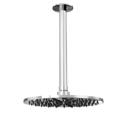Waterevolution hoofddouche Ø250 mm met plafondbevestiging, Chroom