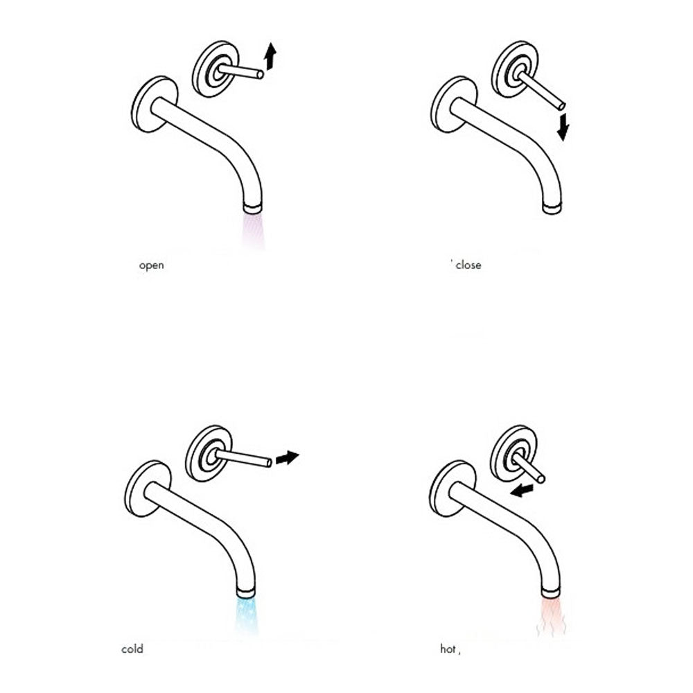 Hansgrohe Axor Uno ééngreeps inbouw wastafelmengkraan afbouwdelen + inbouwdeel, chroom