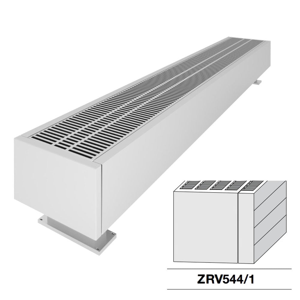 Zehnder Radiavector ZRV544/1 2600-2670 9016-F1 1+1 SET 7135 watt, Wit