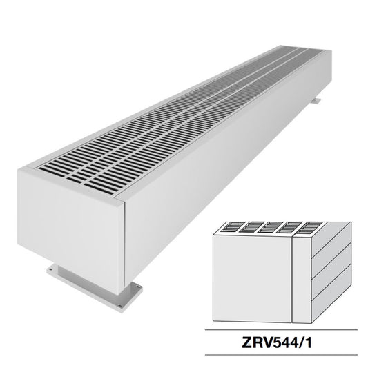 Zehnder Radiavector ZRV544/1 2600-2670 9016-F1 1+1 SET 7135 watt, Wit