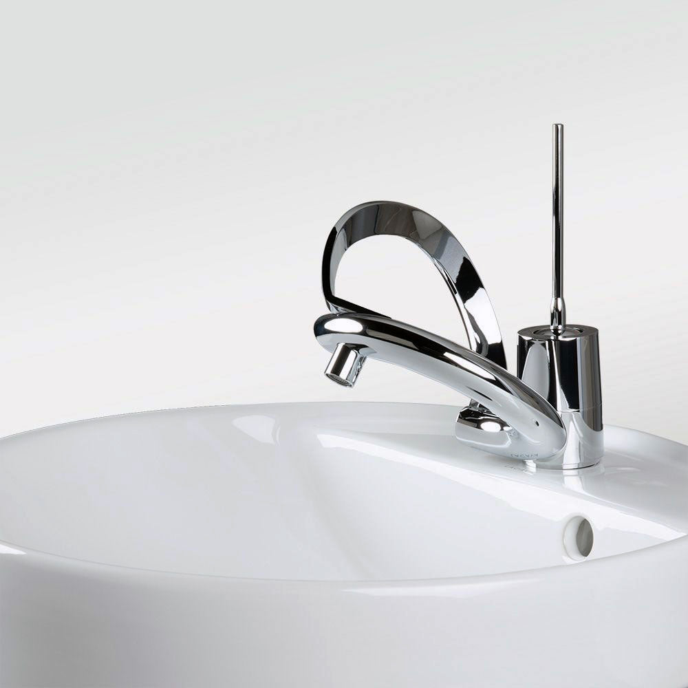 Ritmonio Paolo e Francesca Design ééngats wastafelkraan met joystick-hendel – Chroom