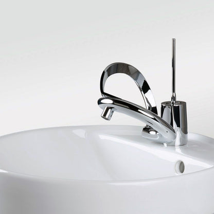 Ritmonio Paolo e Francesca Design ééngats wastafelkraan met joystick-hendel – Chroom