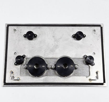 Wandmontage toiletplaat, voor Geberit Sigma 8 en Sigma 12, geborsteld RVS