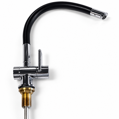 ARWA TwinFlex Design keukenkraan Chroom/Zwart