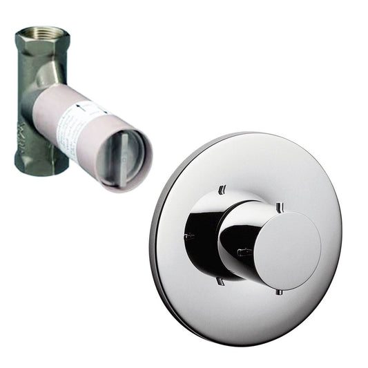 Hansgrohe Axor Starck stopkraan met afbouwdeel, Chroom