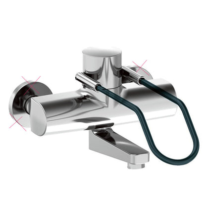 Arwa Clinic M wandmengkraan 167 mm uitloop met ergonomische hendel, chroom