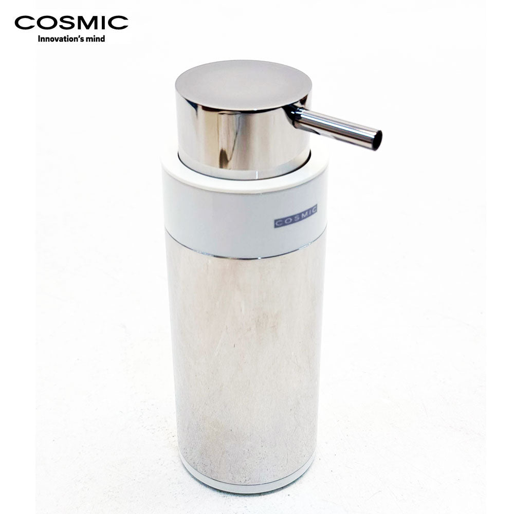 Cosmic vrijstaand zeepdispenser chroom/wit