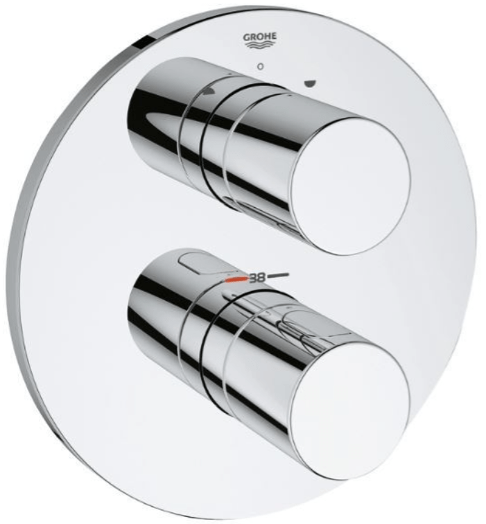 Grohe Grohtherm 3000 Cosmopolitan inbouw thermostaat doucheset 2-weg rainshower 21 cm, chroom