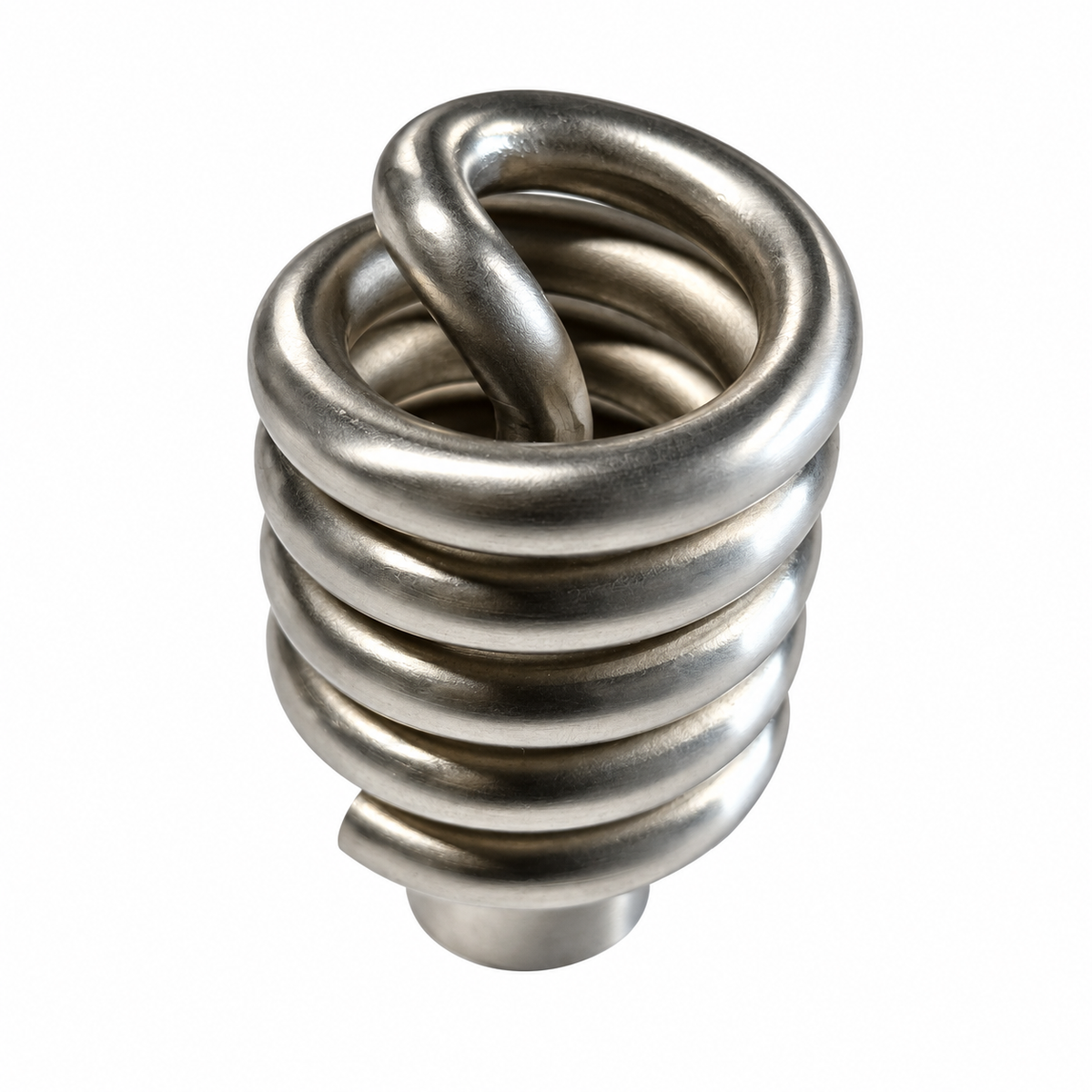 Quincalux Spiraal Satlite Voordeurknop Mat Gesatineerd RVS (handgemaakt)