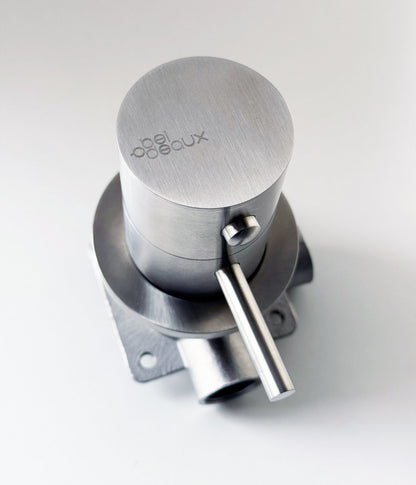 Beldeaux 2000 thermostaat inbouw doucheset met glijstang en verstelbare handdouche, RVS