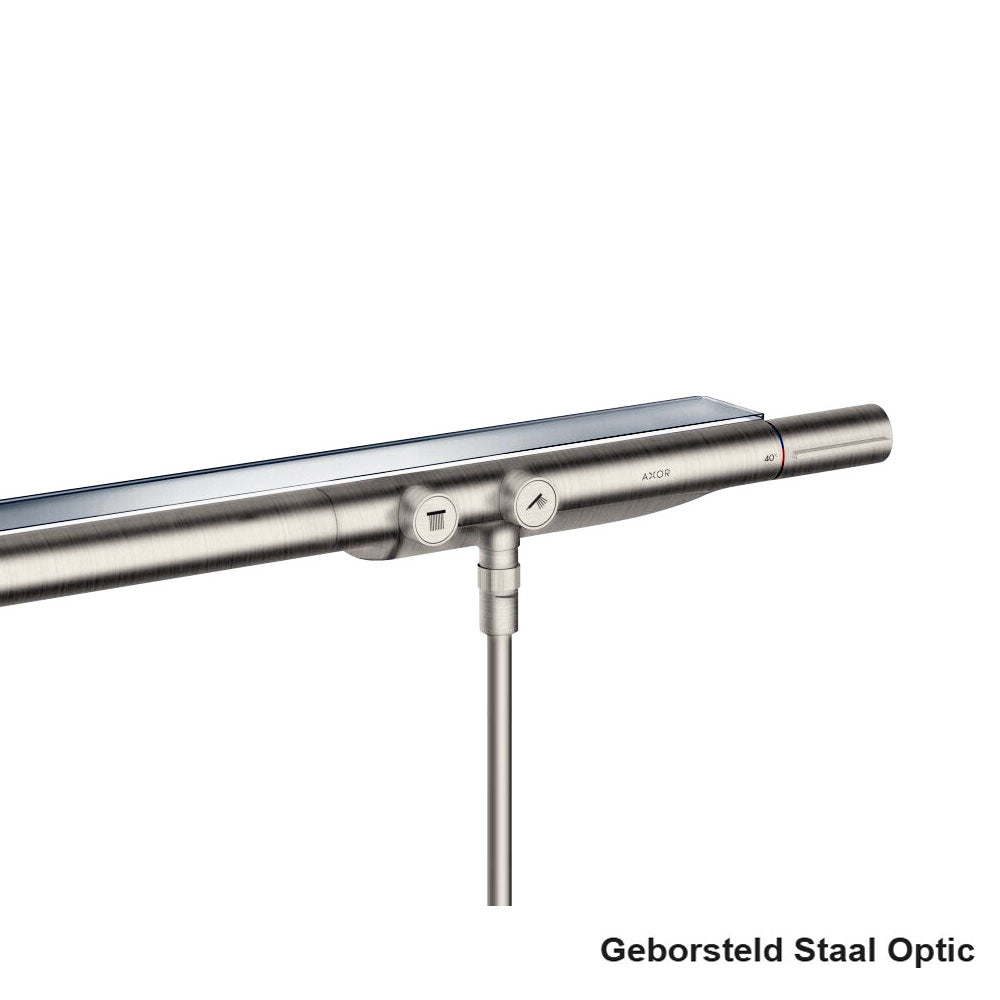 Hansgrohe Axor ShowerSolution thermostaat 800 voor 2 functies, Geborsteld Staal Optic
