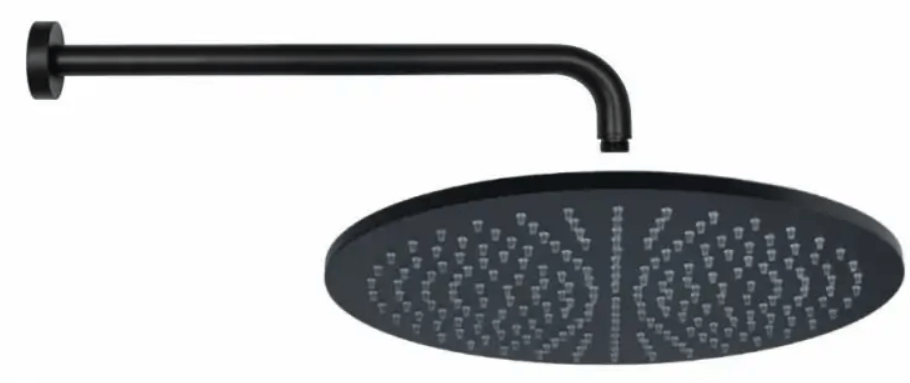 Treemme Studio compleet luxe inbouw set 2-weg douche thermostaat hoofddouche Ø 225 mm, mat zwart