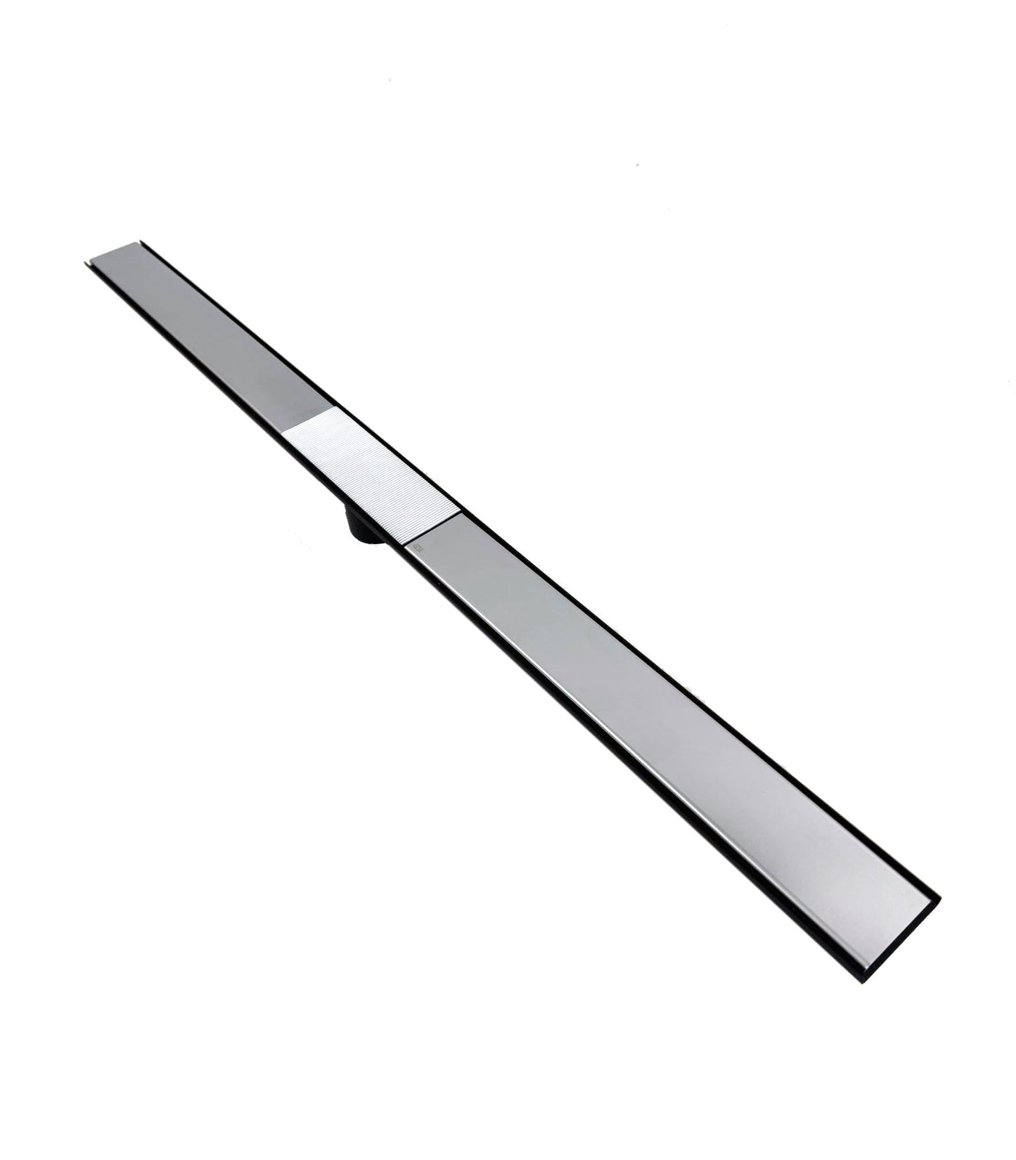 Gessi Shower Drain met afdekplaten 90 x 60 mm, Geborsteld chroom